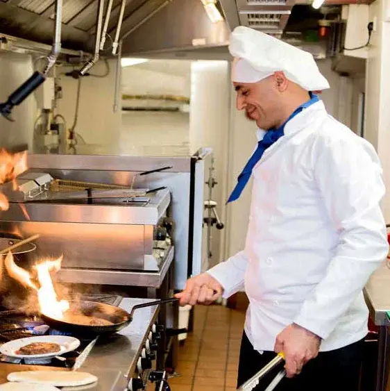Chef at work in the kitchen