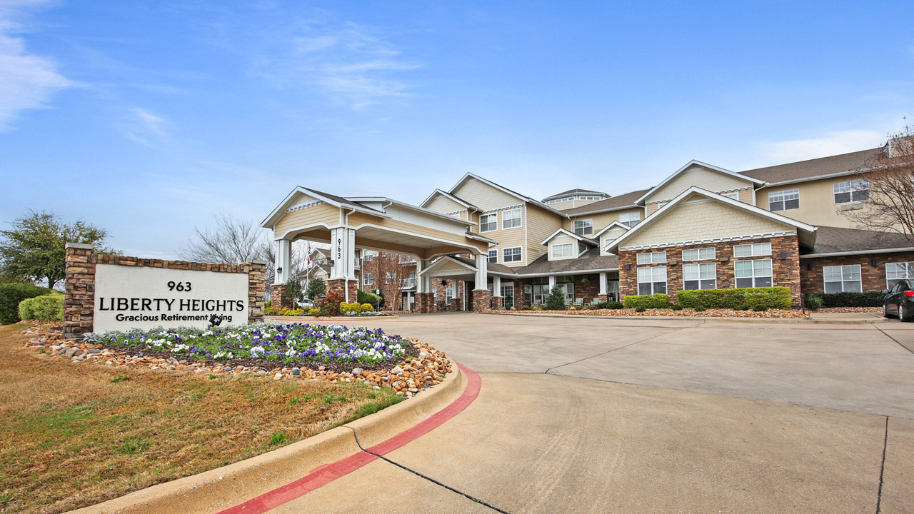 Exterior view of Liberty Heights Gracious Retirement Living